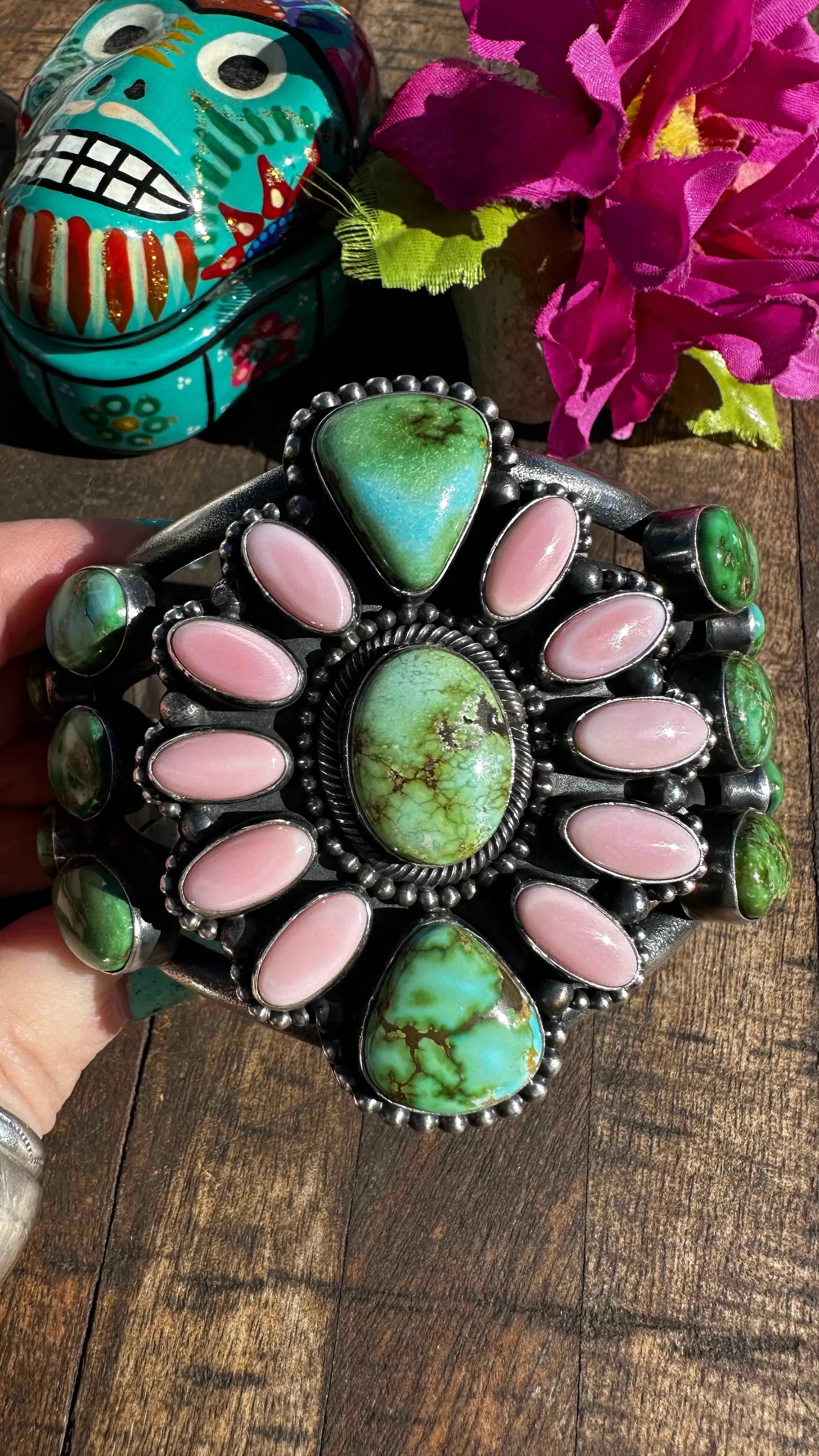 Sonoran and "Cotton Candy" Cuff