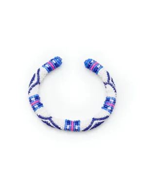 Sora Pink Beaded Cuff