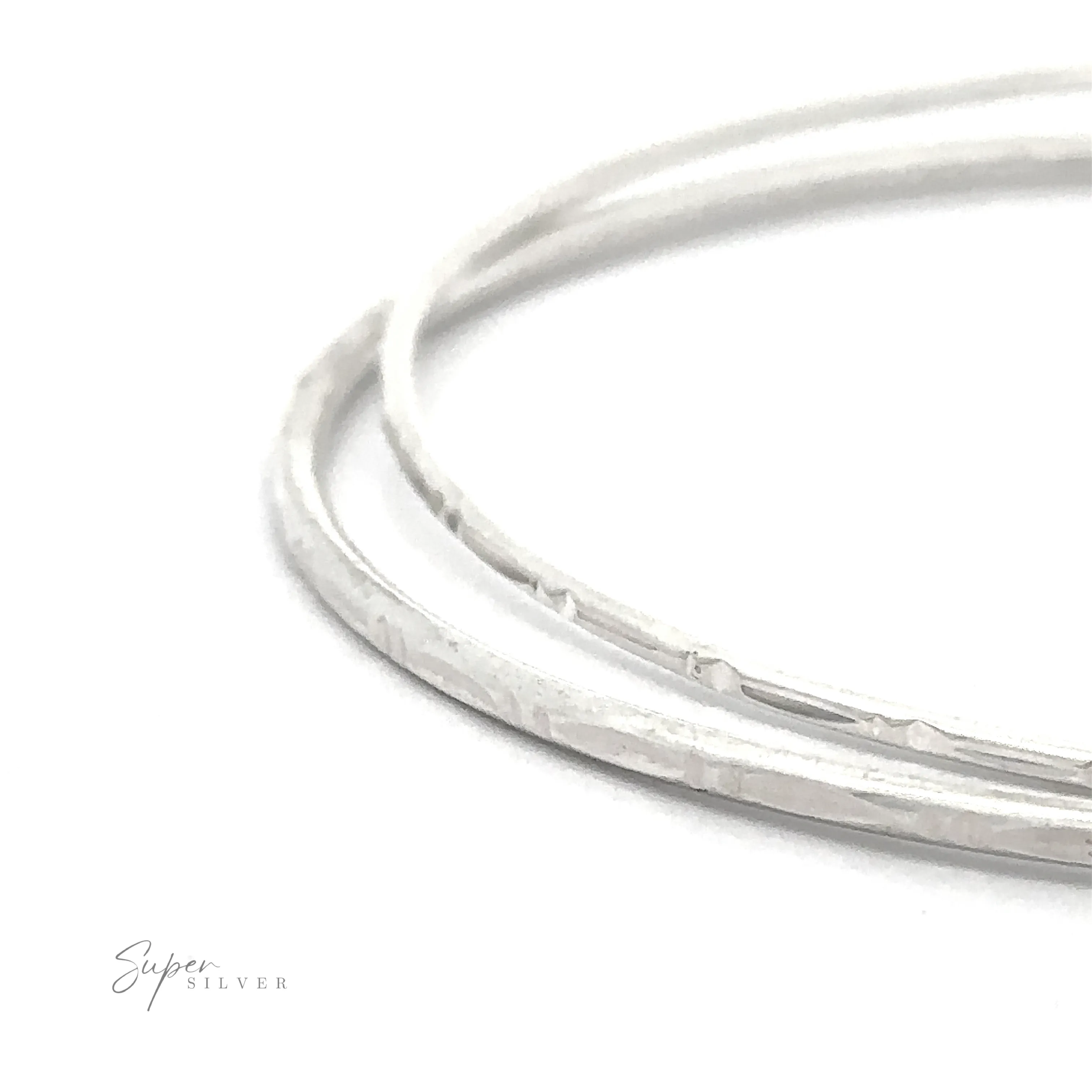 Sparkling Faceted Bangle Bracelet