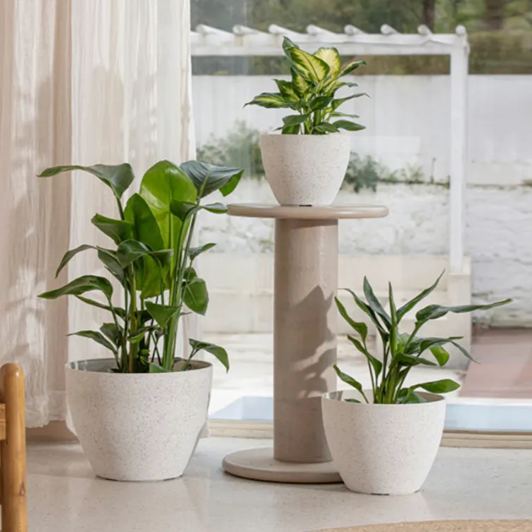 Speckle Texture Recycled Plastic Planter - 3 Sizes