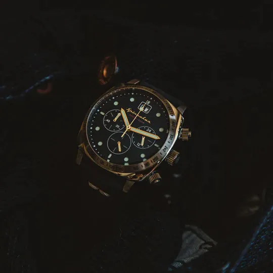 Spinnaker Hull Chronograph Blue