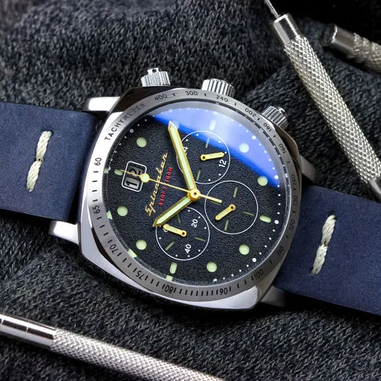 Spinnaker Hull Chronograph Blue