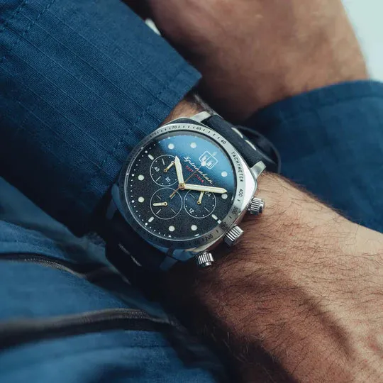 Spinnaker Hull Chronograph Blue