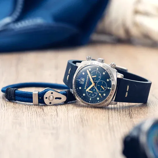 Spinnaker Hull Chronograph Blue