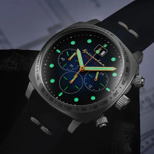 Spinnaker Hull Chronograph Blue