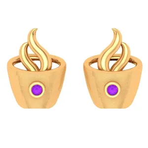 Stunning Gold Crystal Earrings
