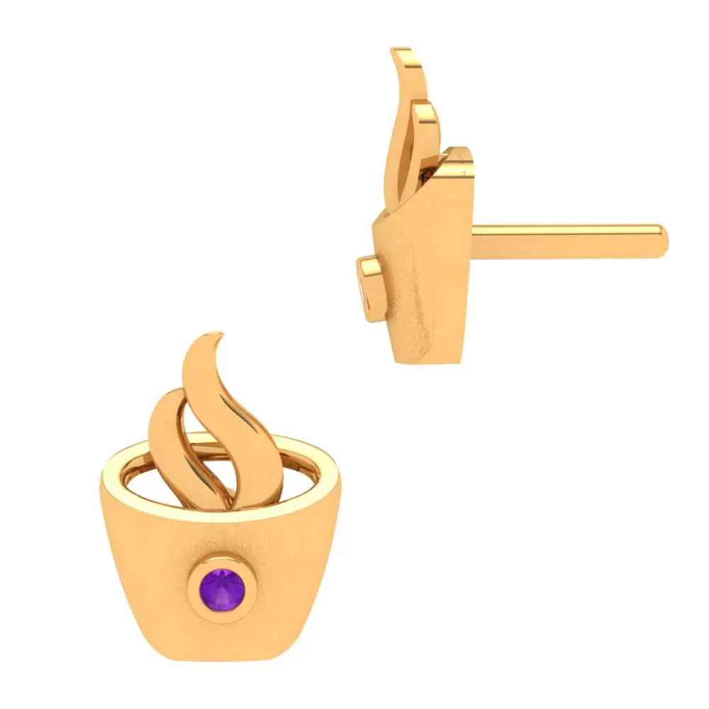 Stunning Gold Crystal Earrings