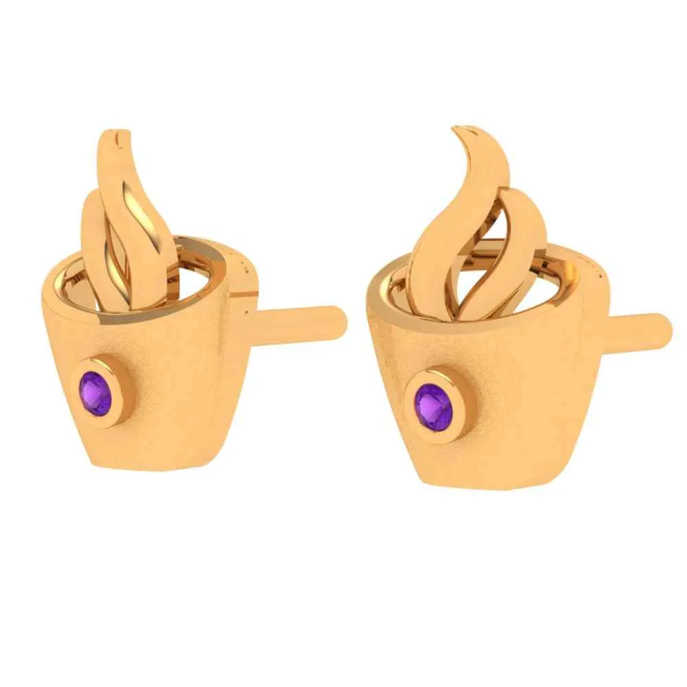 Stunning Gold Crystal Earrings