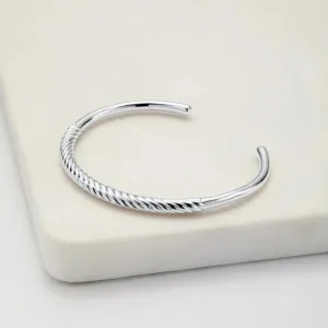 Tia Cuff Bracelet - Silver