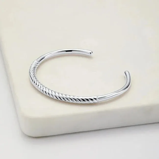 Tia Cuff Bracelet - Silver