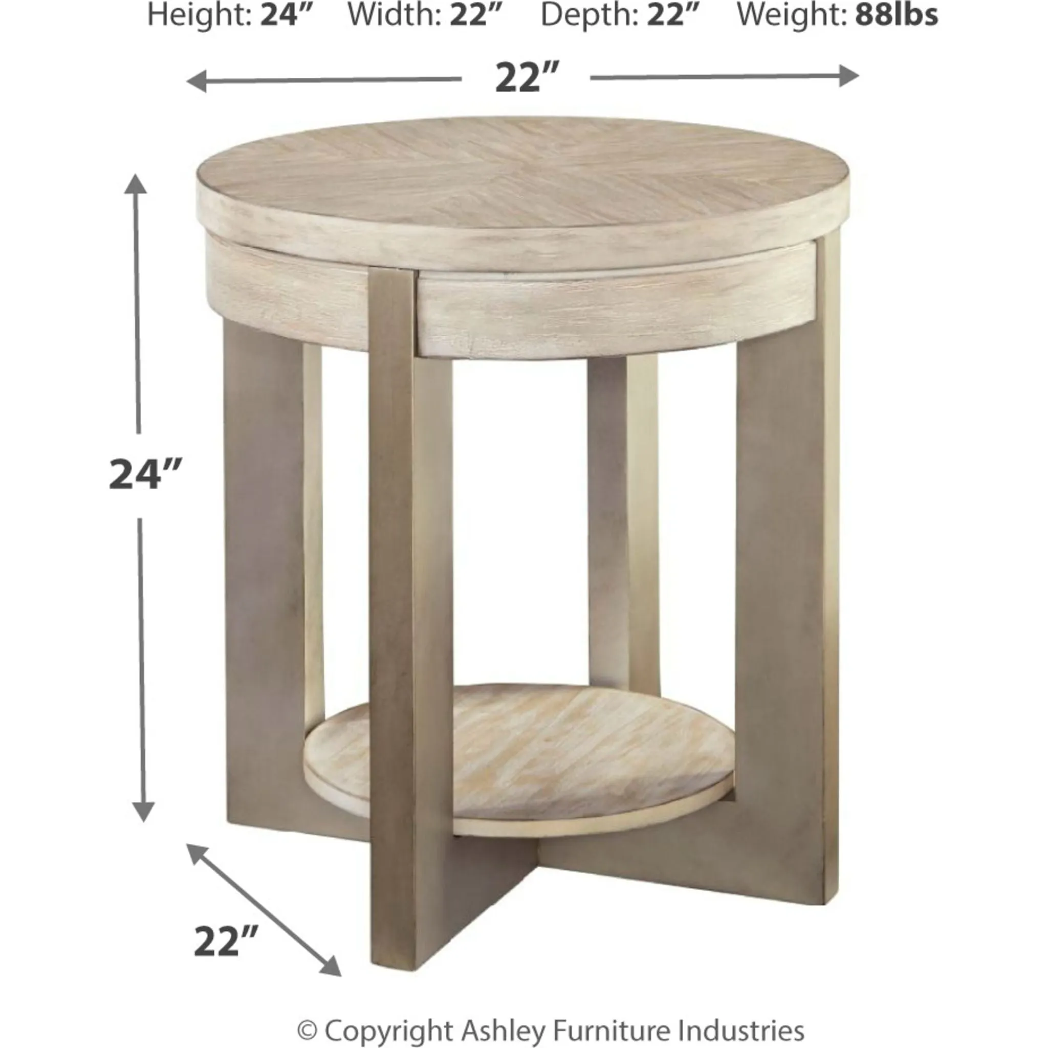 Urlander Round End Table