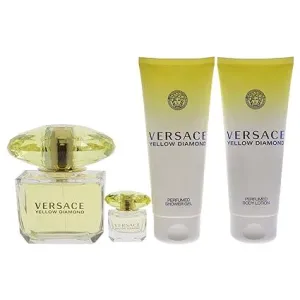 Versace - Yellow Diamond For Women  Gift Set - 4 Pcs