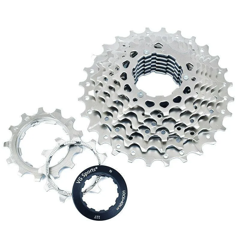 VG Sports 8 9 10 11 Speed Velocidade Bicycle Freewheel Road Bike Sprocket Cassette 9v 10v 11v EL Bike Chain Quick Link Tool Set