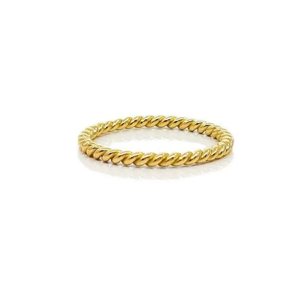 Yellow Gold Rope Band