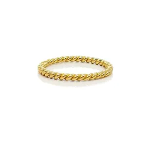 Yellow Gold Rope Band