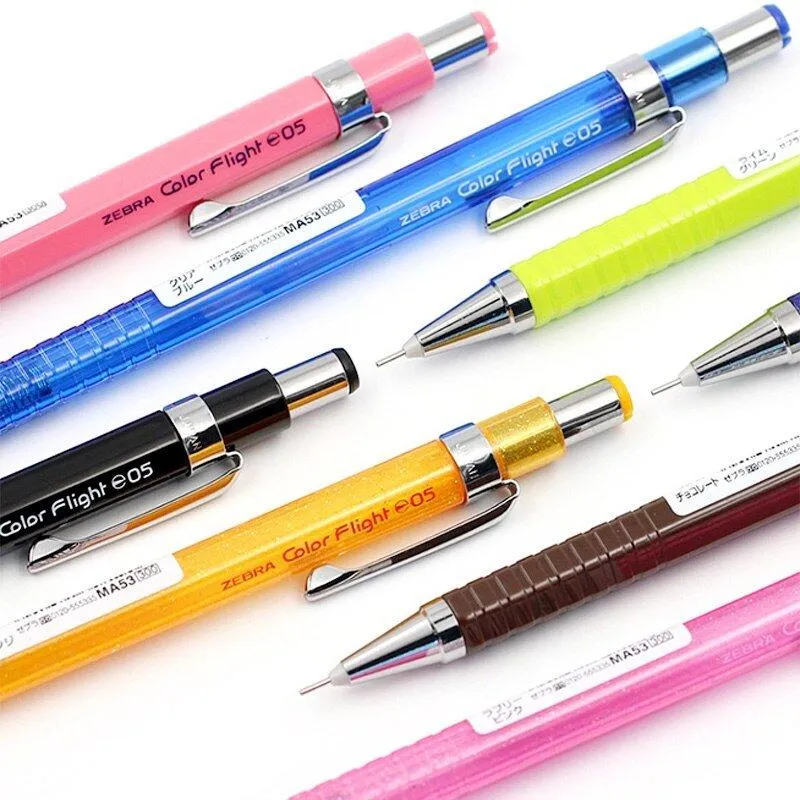 ZEBRA MA53 Color Flight 0.5mm Drawing Automatic Pen Mechanical Pencil Hex Axis